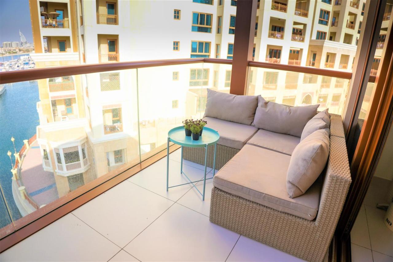 Апартаменты Luxury On The Palm With Marina View Balcony Дубай Экстерьер фото